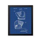Baseball Glove Patent Print