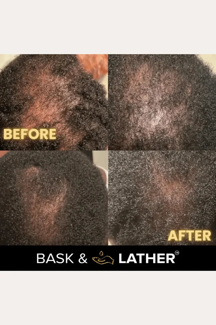 BASK & LATHER STRENGTHEN HAIR SHAMPOO 8oz BASK&LATHER