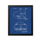 Basketball Goal Patent Print
