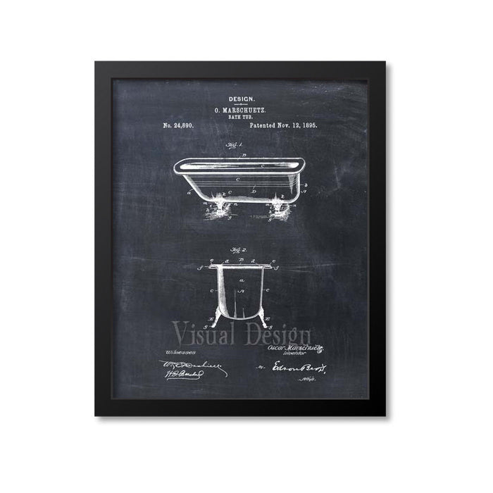 Bathtub Patent Print