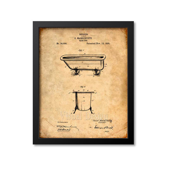 Bathtub Patent Print