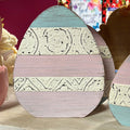 B&B Pastel Wooden Egg Large