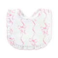 BCC Coquette Bows Bib w/ Ruffle