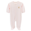 BCC Good Puppy Footie w/ Lace Trim-Pink