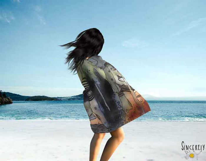 Beach / Bath Towel 'Source 1'