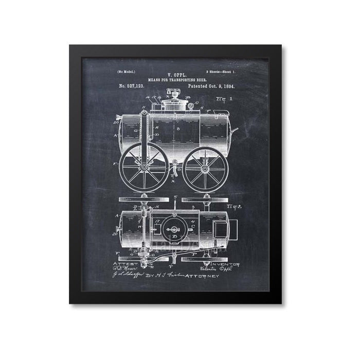 Beer Patent Print