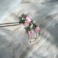 Begonia Flower Bespoke Hairpin - Silk Hairpin(Ronghua)