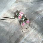 Begonia Flower Bespoke Hairpin - Silk Hairpin(Ronghua)
