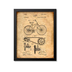 Bicycle Patent Print