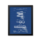 Binoculars Patent Print