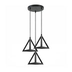 Black 3 Head Modern Pendant Light ~6327