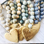 Blessing beads are a unique way to remind you of God’s love and make a thoughtful all-occasion gift! Hung from doorknobs or drawer pulls, draped from a bowl, basket or picture frame, or simply placed on a coffee or side table, blessing beads add a special decorative touch to any space in your home.