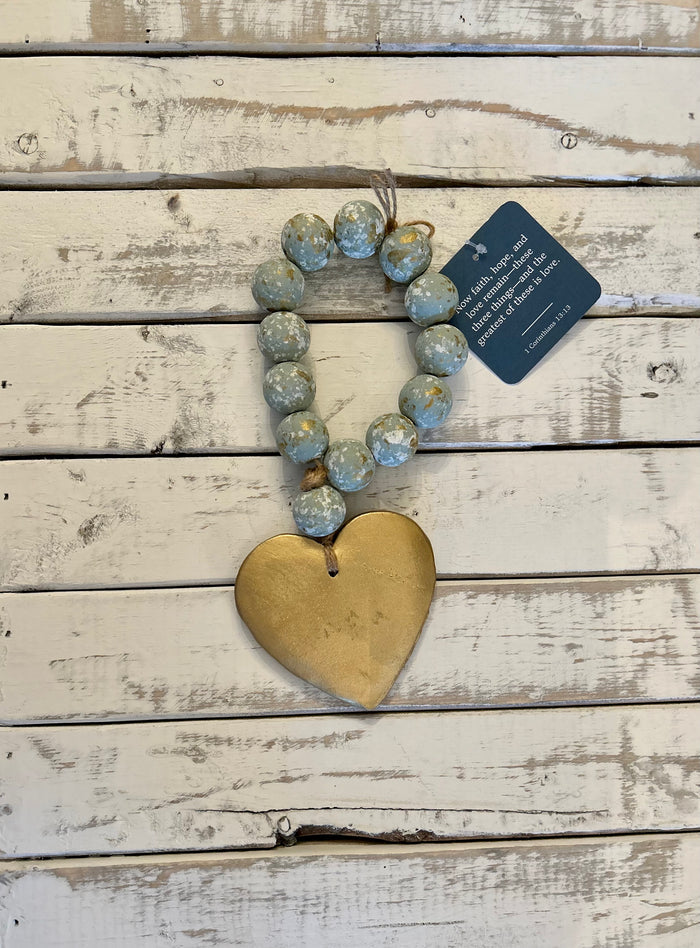 Blessing Beads With Large Heart