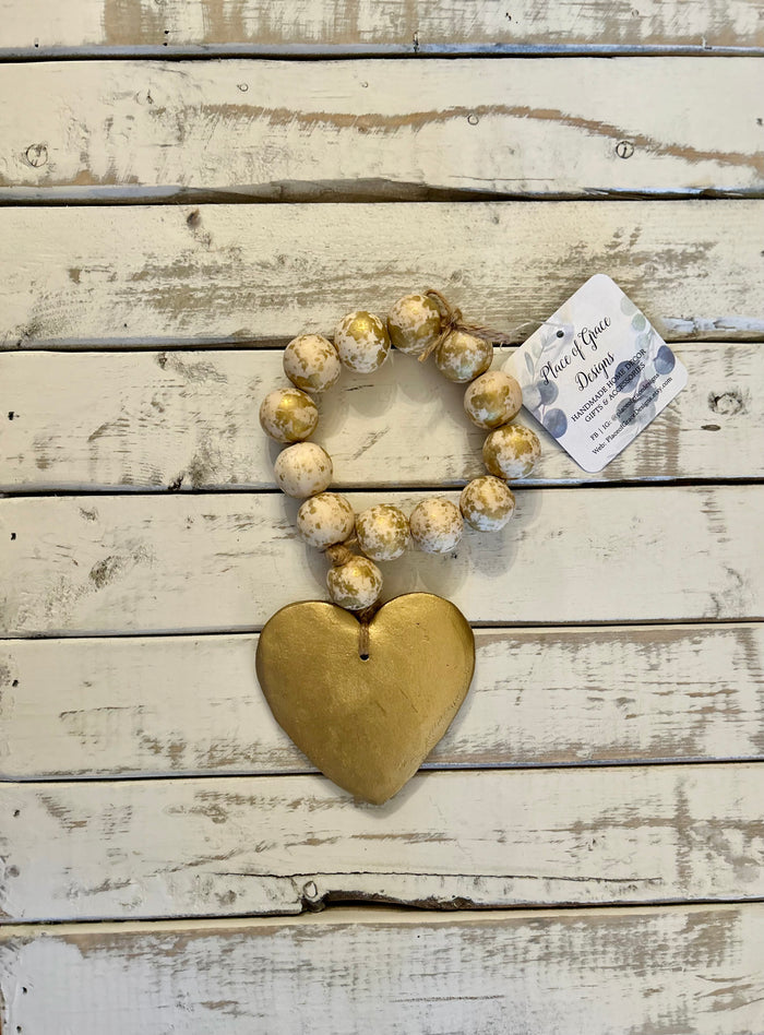 Blessing Beads With Large Heart