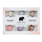 BonBon Collection Set C 6-pack nail polish gift box, front view