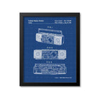 Boombox Patent Print