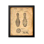 Bowling Pin Patent Print