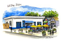 Bri Bowers - Fullstop Station Print
