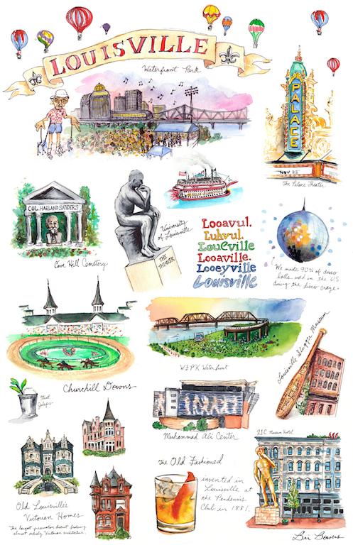 Bri Bowers - Louisville Neighborhood Print