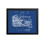 Bulldozer Patent Print