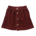 Burgundy Corduroy Skirt