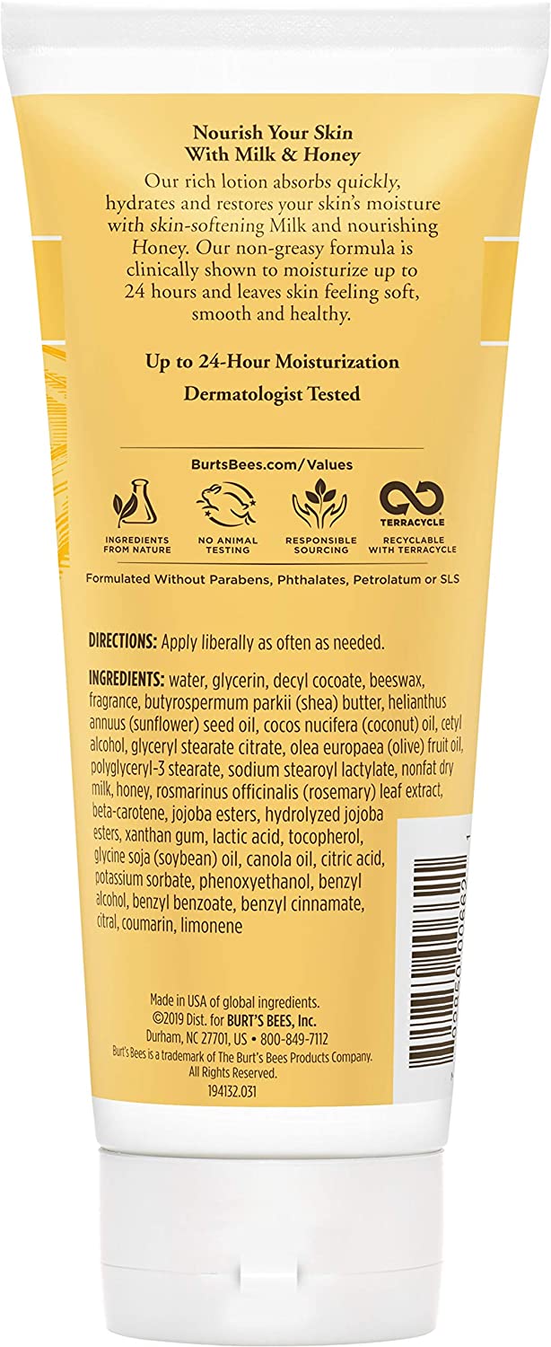 Burt's Bees Milk and Honey Body Lotion