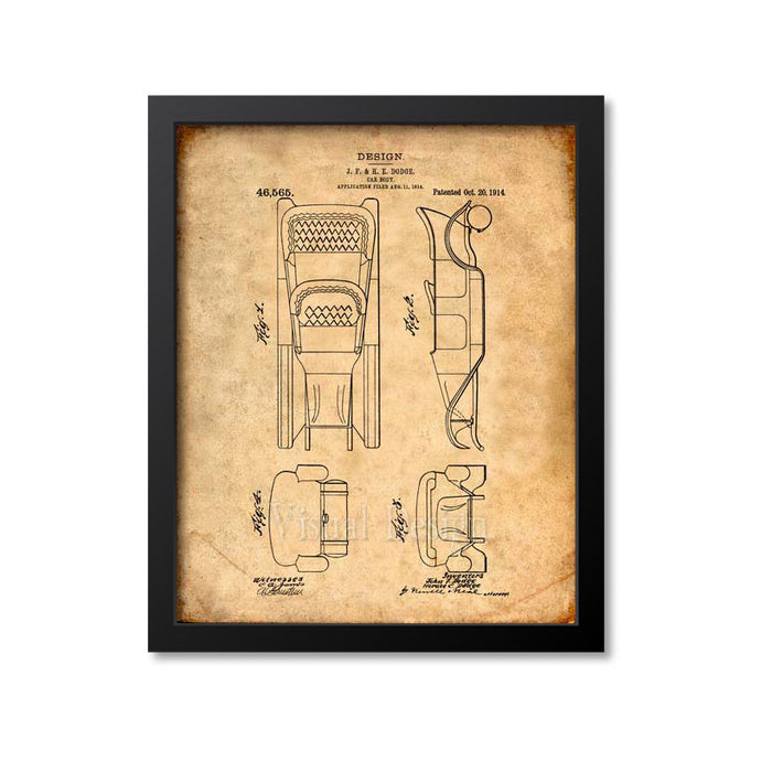 Car Body Dodge Brothers Patent Print