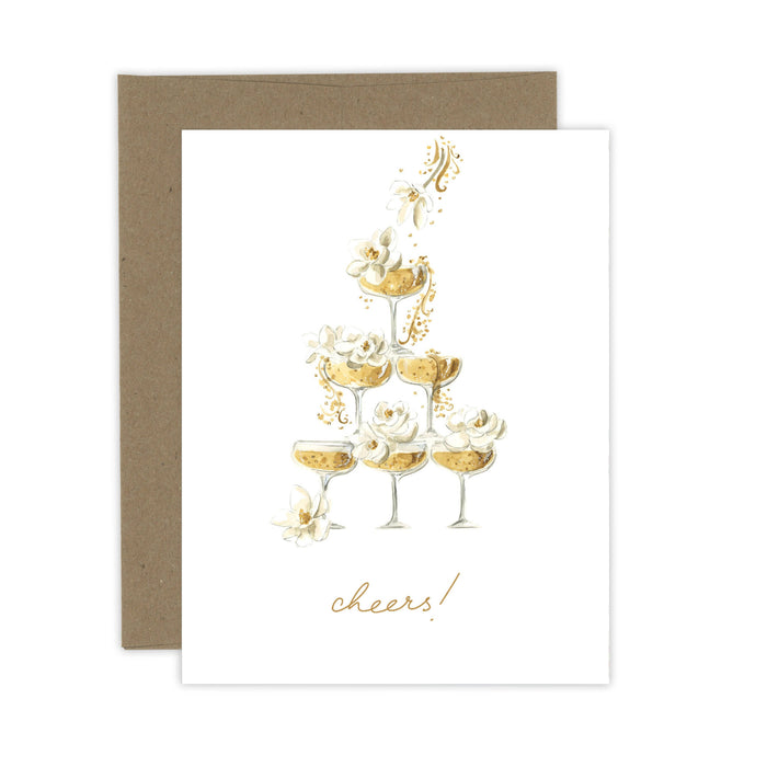 Champagne Cheers Card