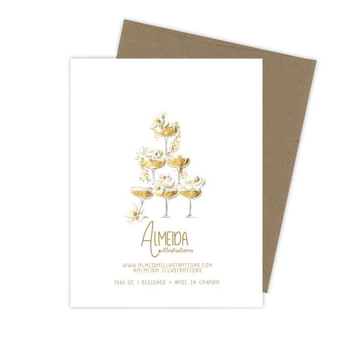 Champagne Cheers Card