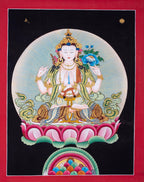 Chengresi Thangka Painting