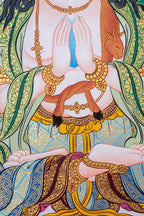Chengresi Thangka Painting - Himalayas Shop