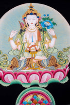 Chengresi Thangka Painting - Himalayas Shop