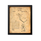 Chess Board Patent Print
