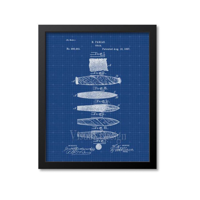 Cigar Patent Print