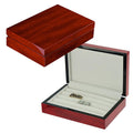 Classical Luxury Style Cherry Wooden Cufflink / Ring Jewelry Storage CEnhance your jewelry collection with this handcrafted Cherry Wood Storage Case, designed to securely store and display up to 16 pairs of cufflinks, rings, or tie cliCufflinks casesT.M.JTheodore Men's JewelryCherry Wooden Cufflink