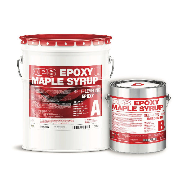 XPS EPOXY MAPLE SYRUP | Xtreme Polishing Systems | Self-leveling Epoxy. Part A & Part B. flooring epoxy resin, floor epoxy, and garage floor epoxy kit.