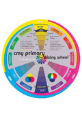 CMY Primary Color Wheel: Cyan-Magenta-Yellow