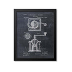 Coffee Mill Patent Print