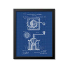 Coffee Mill Patent Print