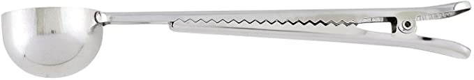 Coffee Scoop and Clip - Grab Life by the Beans