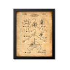 Collapsible Garment Hanger Patent Print