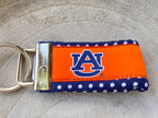 Auburn Orange w/ Navy AU & White Dot Trim