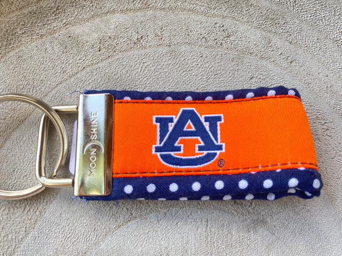 Auburn Orange w/ Navy AU & White Dot Trim