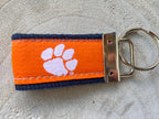 Clemson: Paw, Orange w Purple Trim