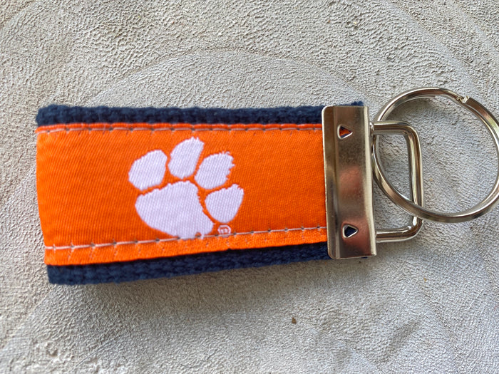 Clemson: Paw, Orange w Purple Trim