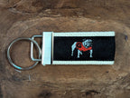 Georgia Bulldog Emblem Black w/ Cream Trim