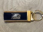 "Georgia Southern" w/ Eagle Head Navy w/ Natural Trim