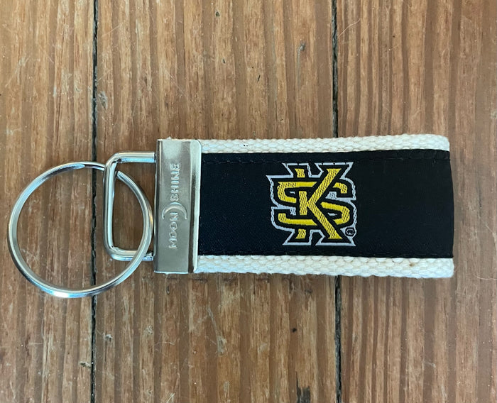 Kennesaw State Black w/ KS letters w/ Cream Trim