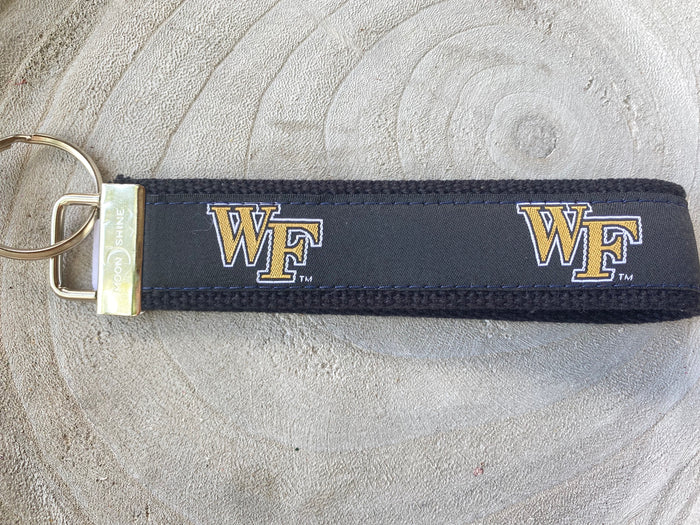 Wake Forest Loop Key Chain