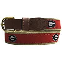 This Officially Licensed collegiate logo belt will instantly become your new favorite game day accessory.&nbsp; Belts are constructed of non-shrinkable cotton webbing, English Bridal leather and water resistant nylon.

They are available in sizes 24 to 46. If we don't have your school in stock, email or call us to inquire about availability.&nbsp;